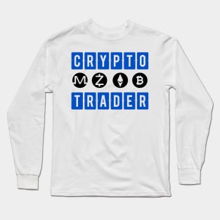 Blockchain Crypto Trader Bitcoin HODL BTC Long Sleeve T-Shirt